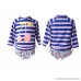 Little Girls Long Sleeve Rash Guards Swimsuit Kids 3pcs Cherry Swimwear UV Sun Protection UPF 50+ Blue B078JTT5ZS